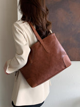 Load image into Gallery viewer, PU Leather Medium Tote Bag
