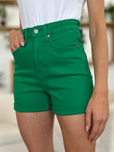 Load image into Gallery viewer, Judy Blue Full Size Tummy Control Garment Dyed Denim Shorts
