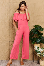 Load image into Gallery viewer, Heimish My Favorite Full Size Off-Shoulder Jumpsuit with Pockets
