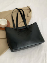 Load image into Gallery viewer, PU Leather Medium Tote Bag
