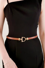 Load image into Gallery viewer, Toggle Buckle Skinny PU Belt
