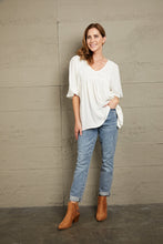 Load image into Gallery viewer, Double Take V-Neck Half Sleeve Blouse with Pockets
