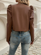 Load image into Gallery viewer, Devine Open Front Puff Sleeve Jacket
