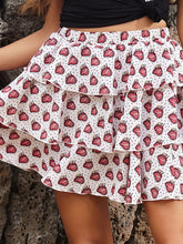 Load image into Gallery viewer, Perfee Layered Printed Mini Skirt
