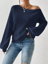 Load image into Gallery viewer, Honey Single Shoulder Long Sleeve Sweater
