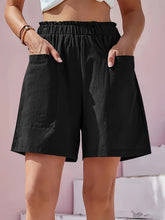 Load image into Gallery viewer, Full Size Pocketed Elastic Waist Shorts
