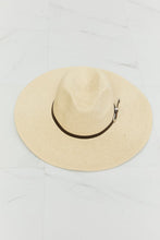 Load image into Gallery viewer, Fame Boho Summer Straw Fedora Hat
