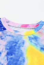 Load image into Gallery viewer, Girls Tie-Dye Twist Front Long Sleeve Top
