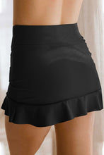 Load image into Gallery viewer, Ruffle Hem Swim Skort
