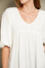 Load image into Gallery viewer, Double Take V-Neck Half Sleeve Blouse with Pockets
