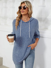 Load image into Gallery viewer, Drawstring Long Sleeve Hoodie
