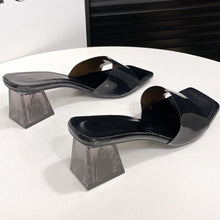 Load image into Gallery viewer, Open Toe Block Heel Sandals
