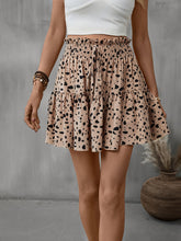 Load image into Gallery viewer, Frill Tied Printed Mini Skirt
