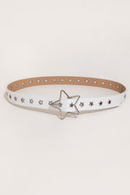 Load image into Gallery viewer, PU Leather Star Shape Buckle Belt
