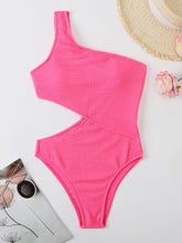 Load image into Gallery viewer, Cutout One Shoulder One-Piece Swimwear
