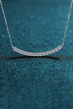 Load image into Gallery viewer, Sterling Silver Curved Bar Necklace
