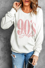 Load image into Gallery viewer, 90's BABE Graphic Dropped Shoulder Sweatshirt
