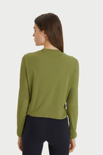 Load image into Gallery viewer, Round Neck Long Sleeve Sports Top
