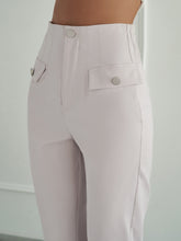 Load image into Gallery viewer, Buttoned  Elastic Detail Cuffed Pants
