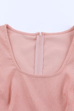 Load image into Gallery viewer, Color Block Square Neck Tiered Dress
