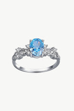 Load image into Gallery viewer, 925 Sterling Silver Inlaid Cubic Zirconia Ring
