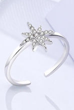 Load image into Gallery viewer, Cubic Zirconia Star Open Ring
