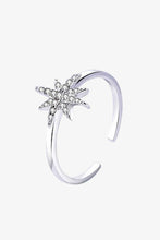 Load image into Gallery viewer, Cubic Zirconia Star Open Ring
