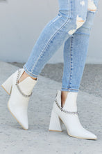 Load image into Gallery viewer, Cape Robbin Point the Way Chain Detail Ankle Booties
