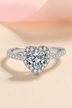 Load image into Gallery viewer, 1 Carat Moissanite Heart-Shaped Ring
