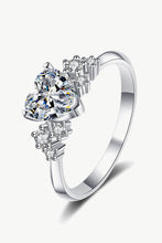 Load image into Gallery viewer, 1 Carat Moissanite Heart Ring
