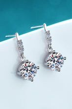 Load image into Gallery viewer, 1 Carat Moissanite Drop Earrings
