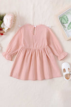 Load image into Gallery viewer, Girls Embroidered Lace Trim Dress
