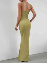 Load image into Gallery viewer, Straight Neck Sleeveless Maxi Dress
