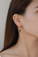 Load image into Gallery viewer, Geometric Crystal Drop Earrings
